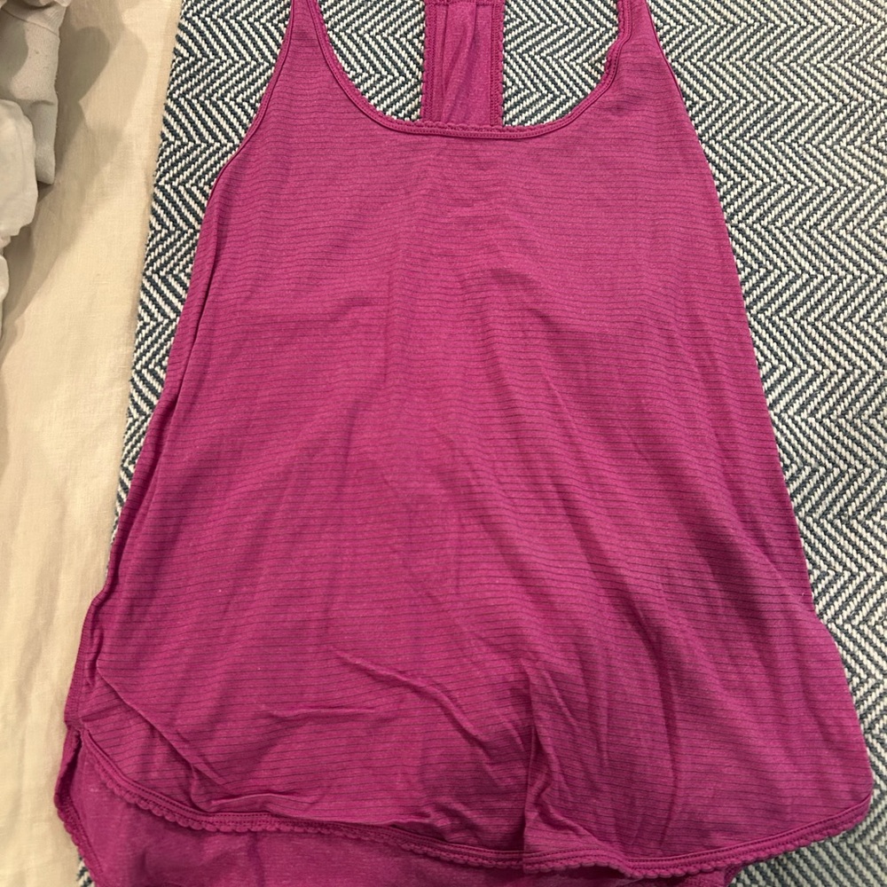 Lululemon Athletica Purple Pink Sleeveless Tank Top